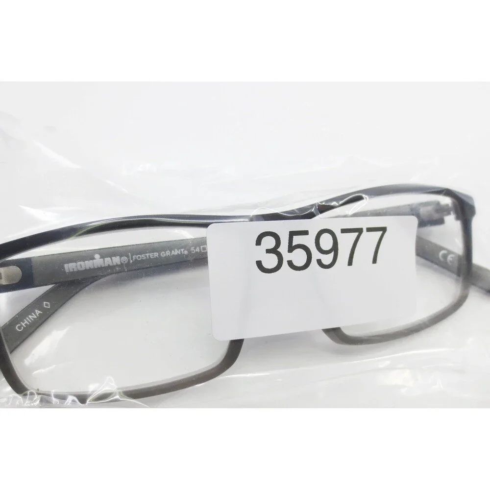 Ironman Foster Grant DG0622 IM2004 BLK/GRY Rectangular Black Grey Eyeglasses
